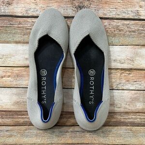 Rothy's Grey Round Toe Flats